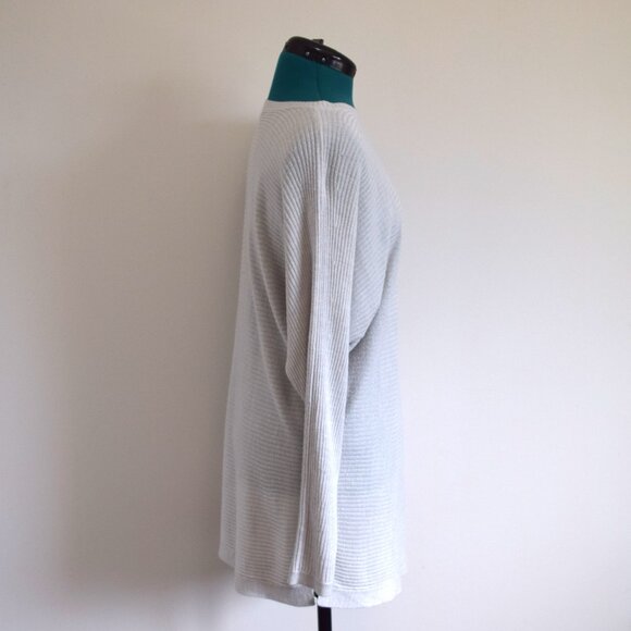 2/$20 Ribbed Oversized Long Gray Sweater - Picture 2 of 5